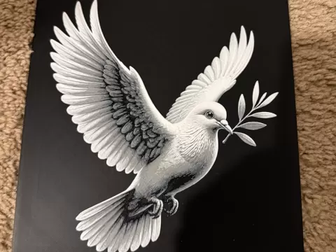 Dove Art Hueforge