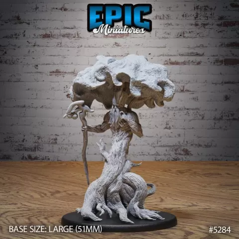Tree Dryad Guru / Plant Tribe / Treant Beast / Forest Wood Nymph / Branch Creature / Woodland Guardian / Nature Protector Spirit by Epic-Miniatures