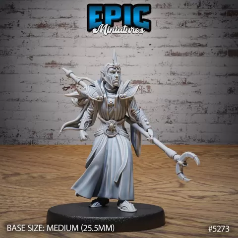 Elf Army Leader / Elven Warrior / Elvish Fighter Lord / Nature Guard Ruler / Woodland Spirit / Forest Emperor Encounter by Epic-Miniatures