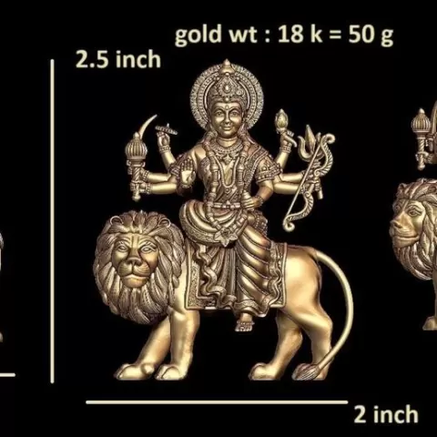 Durga idol