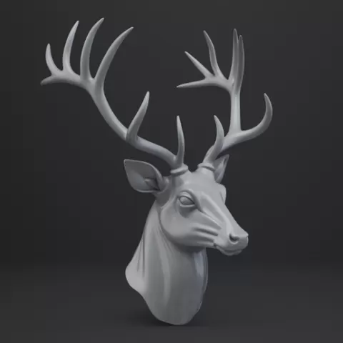 Deer Bust - Animal Figurine