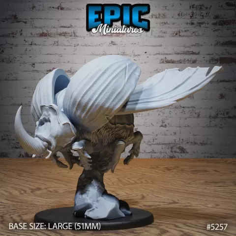 Giant Beetle Flying / Insect Creature / Insectoid Forest Beast / Woodland Creature / Claw Fighter Monster by Epic-Miniatures
