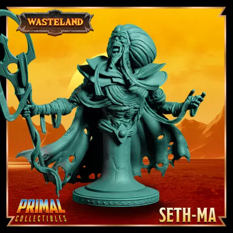 Sorcerer King - Seth Ma - Bust - February 2025 - Wasteland by PRIMAL Collectibles