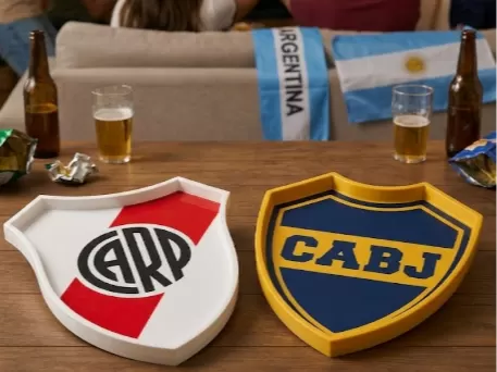 Bandejas River Boca Picada Futbol 3D Argentina LFP