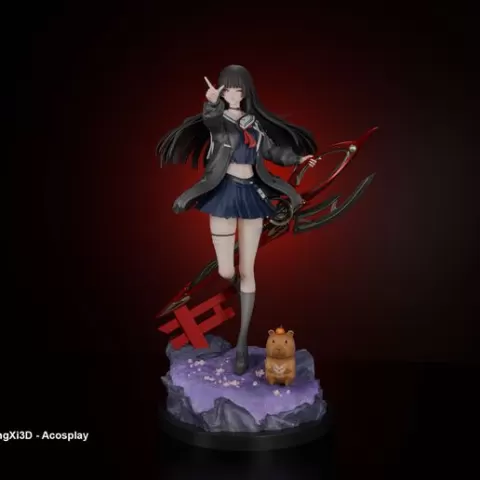 Chisa 3D printed figure - Wuthering Waves
