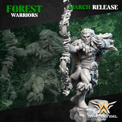 ROBIN WOOD - FOREST WARRIORS (MARCH 2025 RELEASE) (FOREST ELF FROM FOREST ELVES ARMY) by WHITE ANGEL GAMES, S.L.