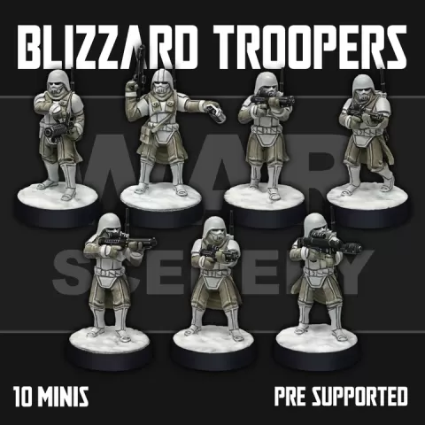Blizzard Troopers by War Scenery