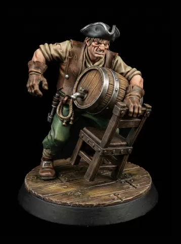 FREE NPC Tavern Worker Fantasy Miniatures 32mm STL for TTRPG