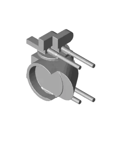 1/87 Scale M45 Quadmount.stl