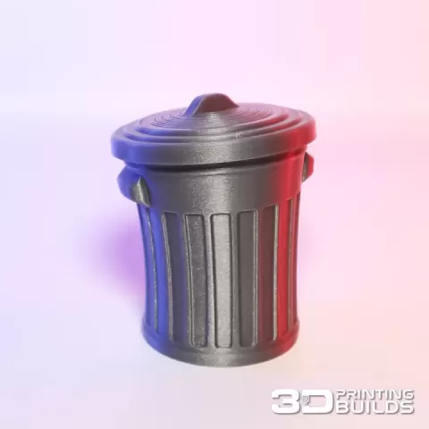 Mini Trash Can by 3D Printing Builds
