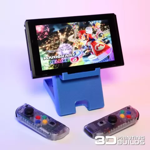 Foldable Nintendo Switch Stand by 3D Printing Builds