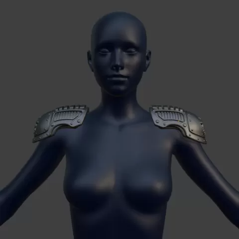 Techno Raider Pauldrons