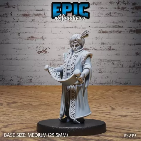 Oriental Army Merchant / Dune Warrior / Trader / Desert Fighter /Eastern Nomad Folk Vendor / Arabic Sand Area Encounter by Epic-Miniatures