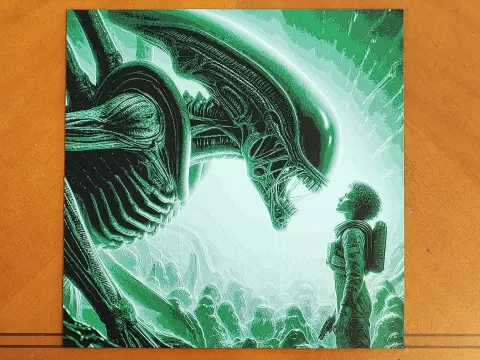 Xenomorph Vs Ripley - Alien - Hueforge