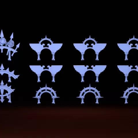 Grim Dark Iron Halos for Saturn Terminators
