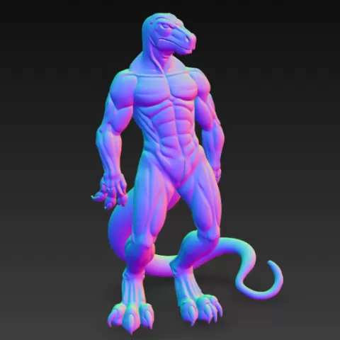 Dino man - Monster - وحش - Monstruo