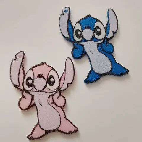 Multicolor in one layer: Keychain Stitch - Keychain Stich