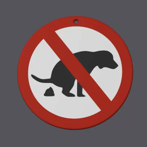 No dog mess sign!