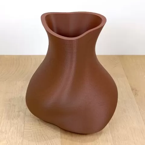 Sculpted" vase