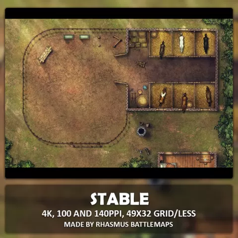 Stable Map by Rhasmus Battlemaps