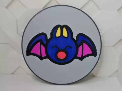 Fledermaus "Mario" Logo/Sign