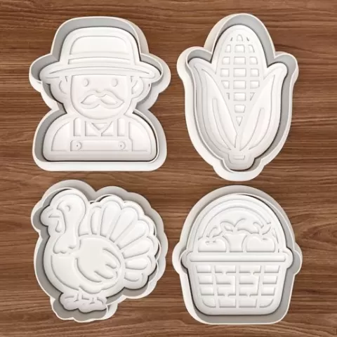 Thanksgiving Cookie Cutter Set