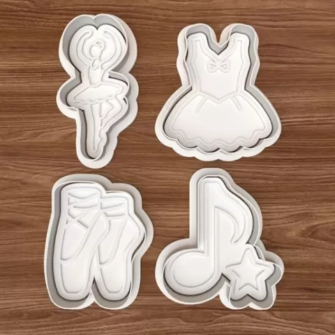 Ballet Cookie Cutter Set