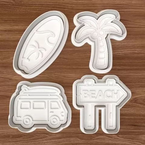 Beach Cookie Cutter Set