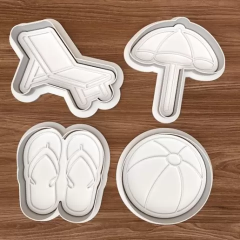 Beach Cookie Cutter Set
