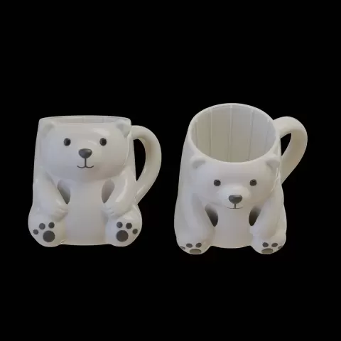 Polar Bear IceCream Mug