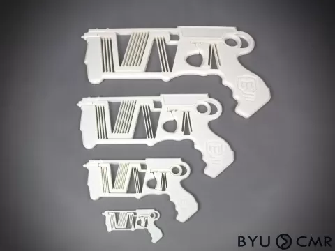 One Piece Compliant Mechanism Blaster (Mark Rober)