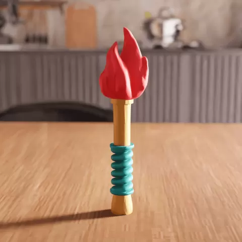 Medieval Adventure Torch Flame