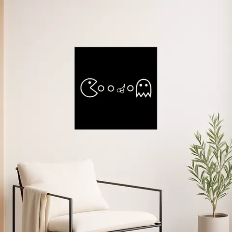 Pac-Man Pac-Man Wall Art Framed