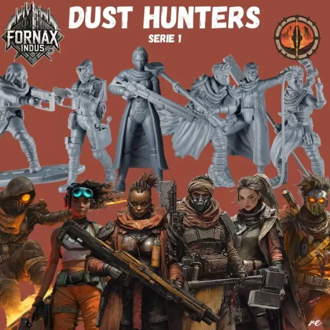 Dust Hunters - Fornax Indus Gang 32mm by Eskice Miniature - Aron