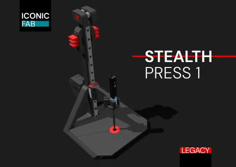 Stealth Press 1 — heat set insert press (legacy)
