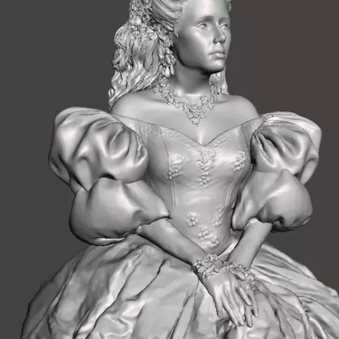 Inspired by the movie Labyrinth Sarah Williams with ballrom dress.