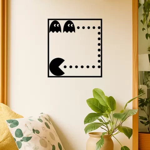 Pac-Man Pac-Man Wall Art Framed