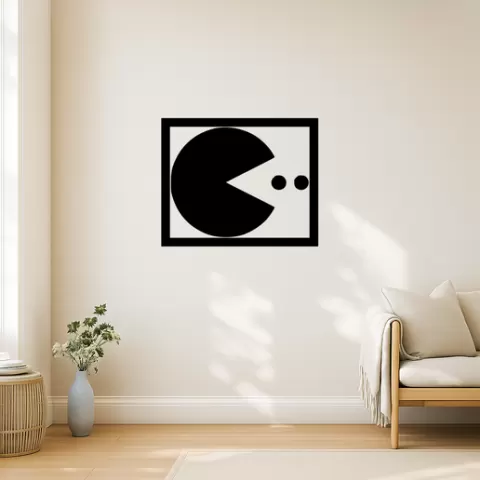 Pac-Man Pac-Man Wall Art Framed