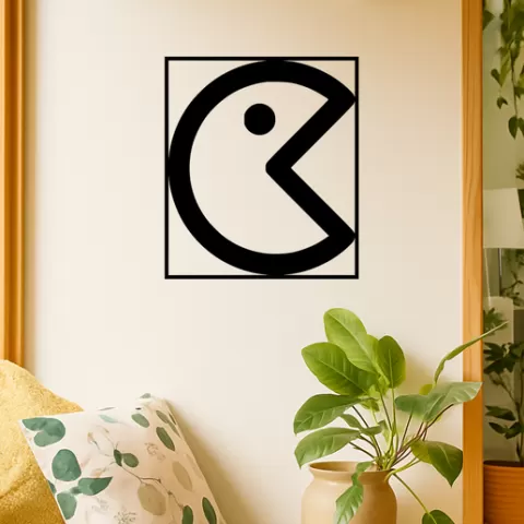 Pac-Man Pac-Man Wall Art Framed
