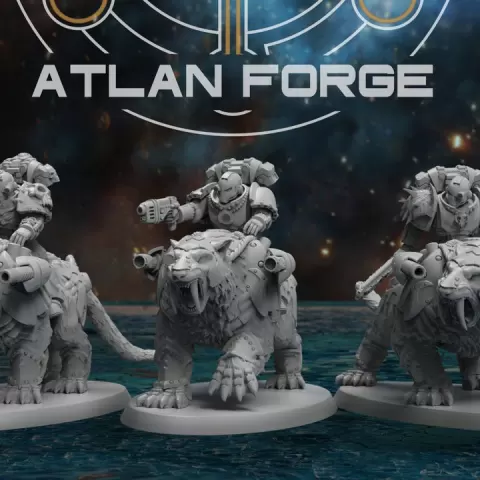 Saber-tooth Riders by Atlan Forge