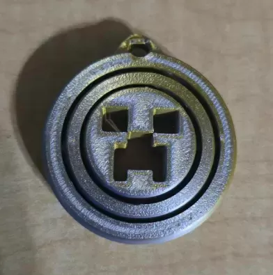 SPINNER KEYCHAIN Minecraft.stl