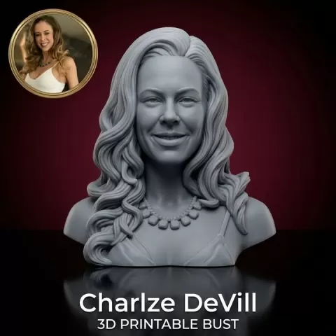 Charlze DeVill bust by 3dmodelgallery