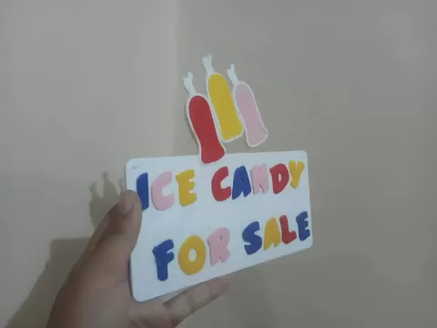 Ice Candy Sign