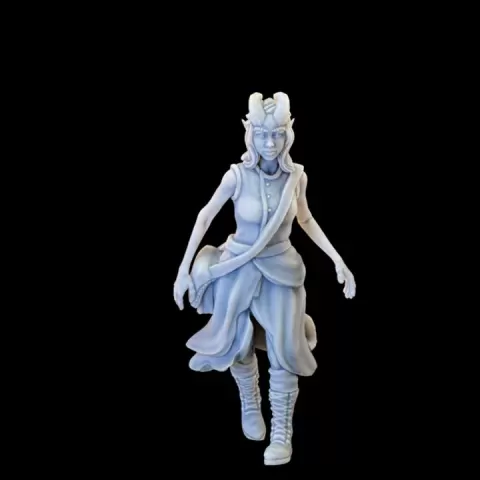 Tiefling Girl - Not Your Average Trading District Vol. III by YourNeighborKnight Minis