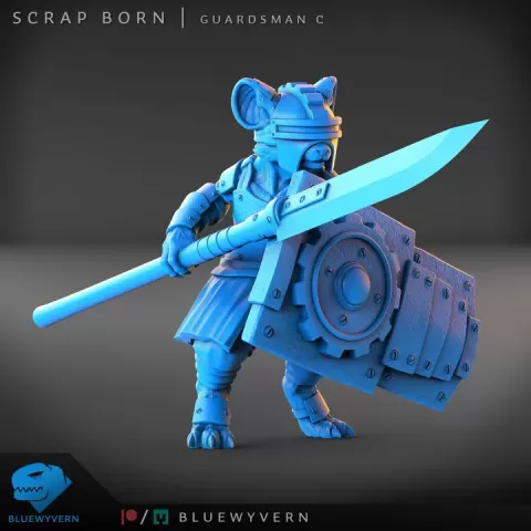 Scrap Born - Guardsman C by BlueWyvern