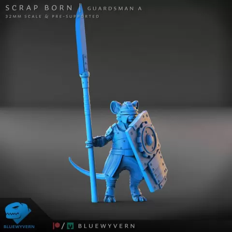 Scrap Born - Guardsman A by BlueWyvern