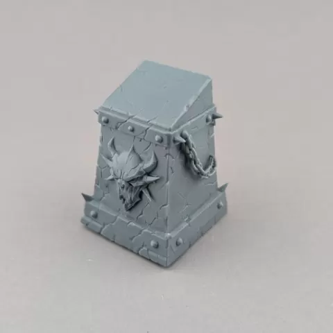 Ork bust & model stand