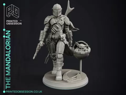 The Mandalorian - Star Wars Fanart - 30cm