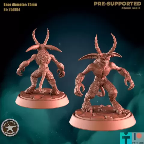 Imp creature from Hell 1 by My3DPrintForge