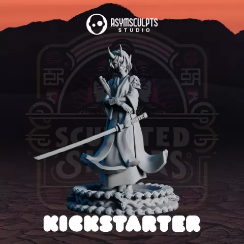 Demon Girl NSFW/SFW + BUST - Sculpted Sisters: Oriental Edition by AsymSculpts
